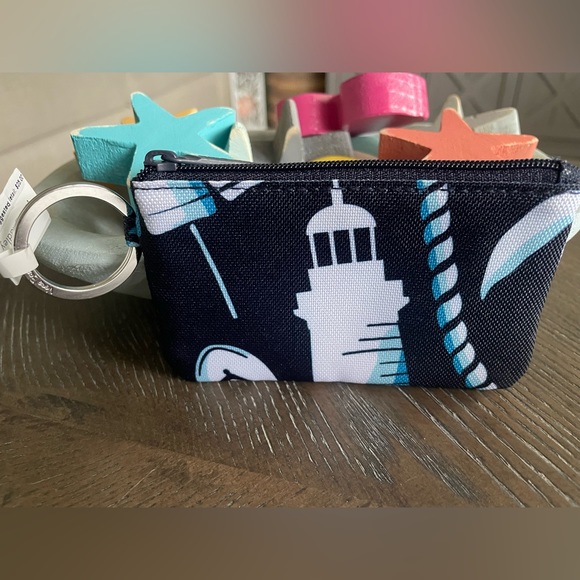 🐚 💦 NWT Vera Bradley Lighten Up Zip ID Case in Shore Enough 🐚💦 - Picture 6 of 6